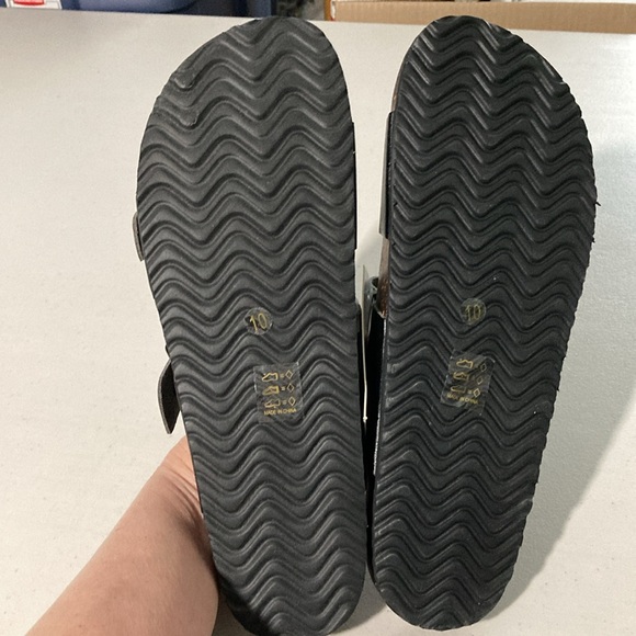 Luffymomo Womens Slide Sole Sandals, Cork footbed, Size 10 - Picture 7 of 9